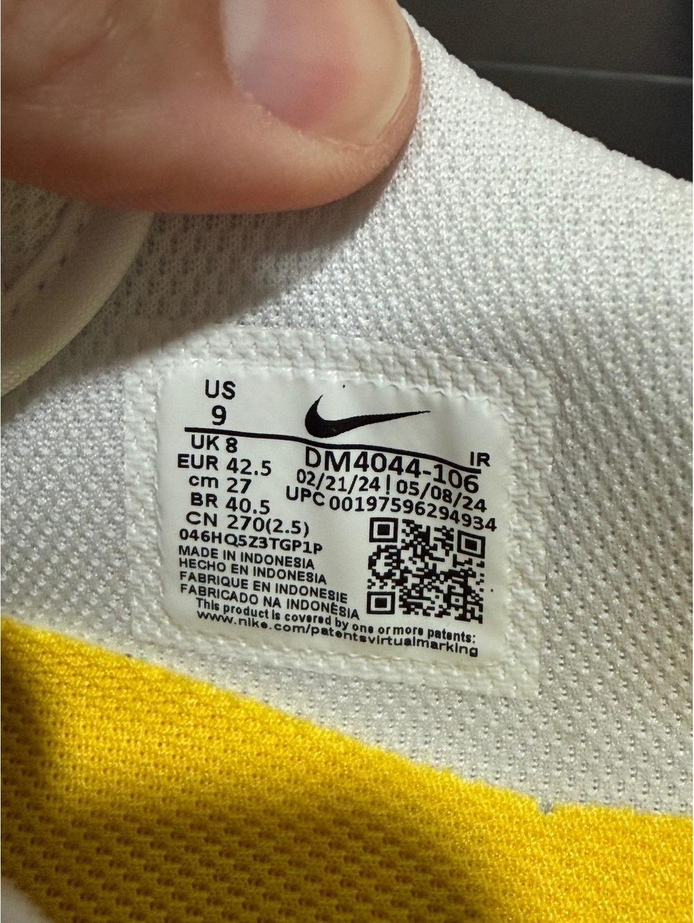 Size 9 - Nike Cortez “Lakers” - Picture 6 of 6